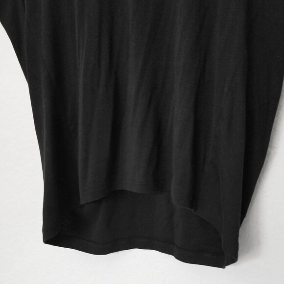 COS Black Oversized Batwing Longline Tunic T Shirt XS Stretch Comfort Crewneck - Picture 11 of 14